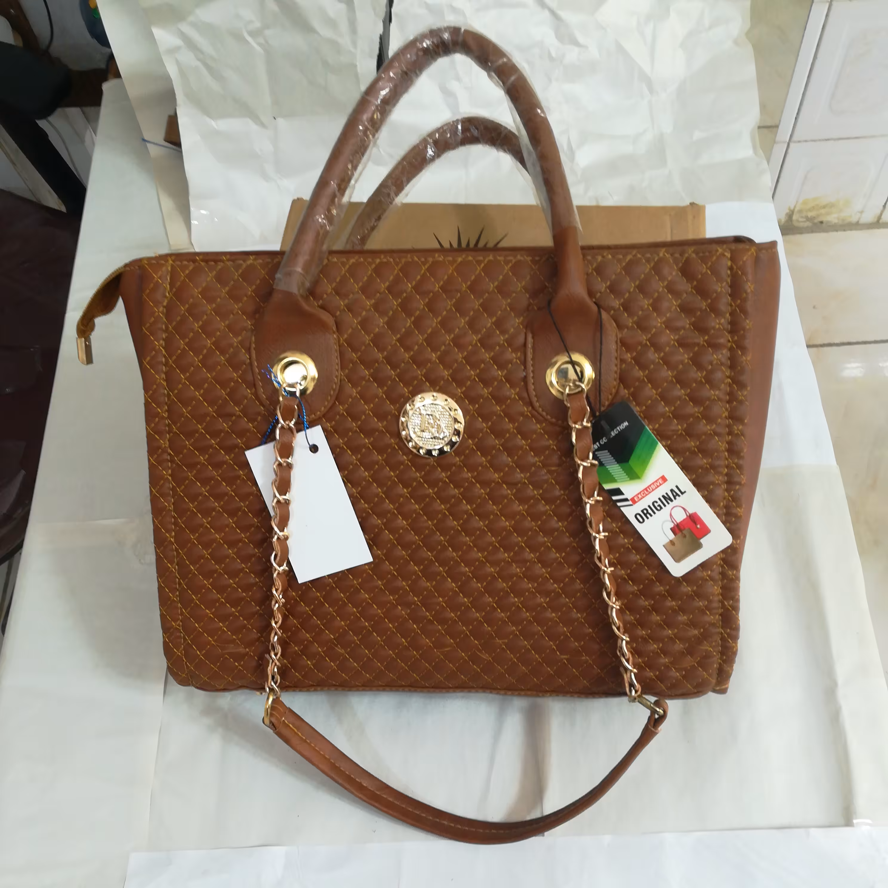 کیف دوشب و دستی چروک مارک