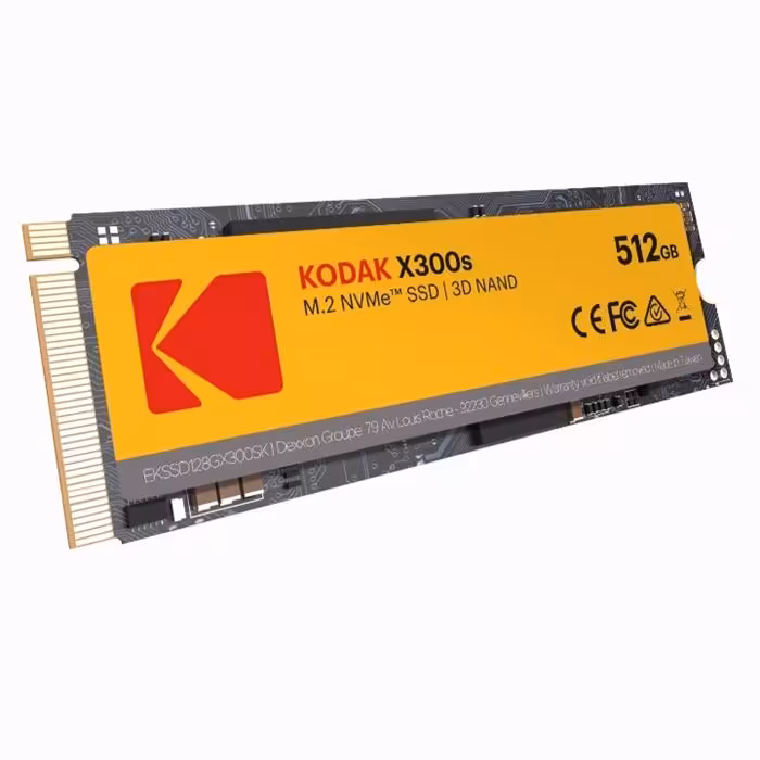 حافظه SSD اینترنال کداک مدل X300s PCIe Gen3x4 M.2 2280 ظرفیت 512 گیگابایت