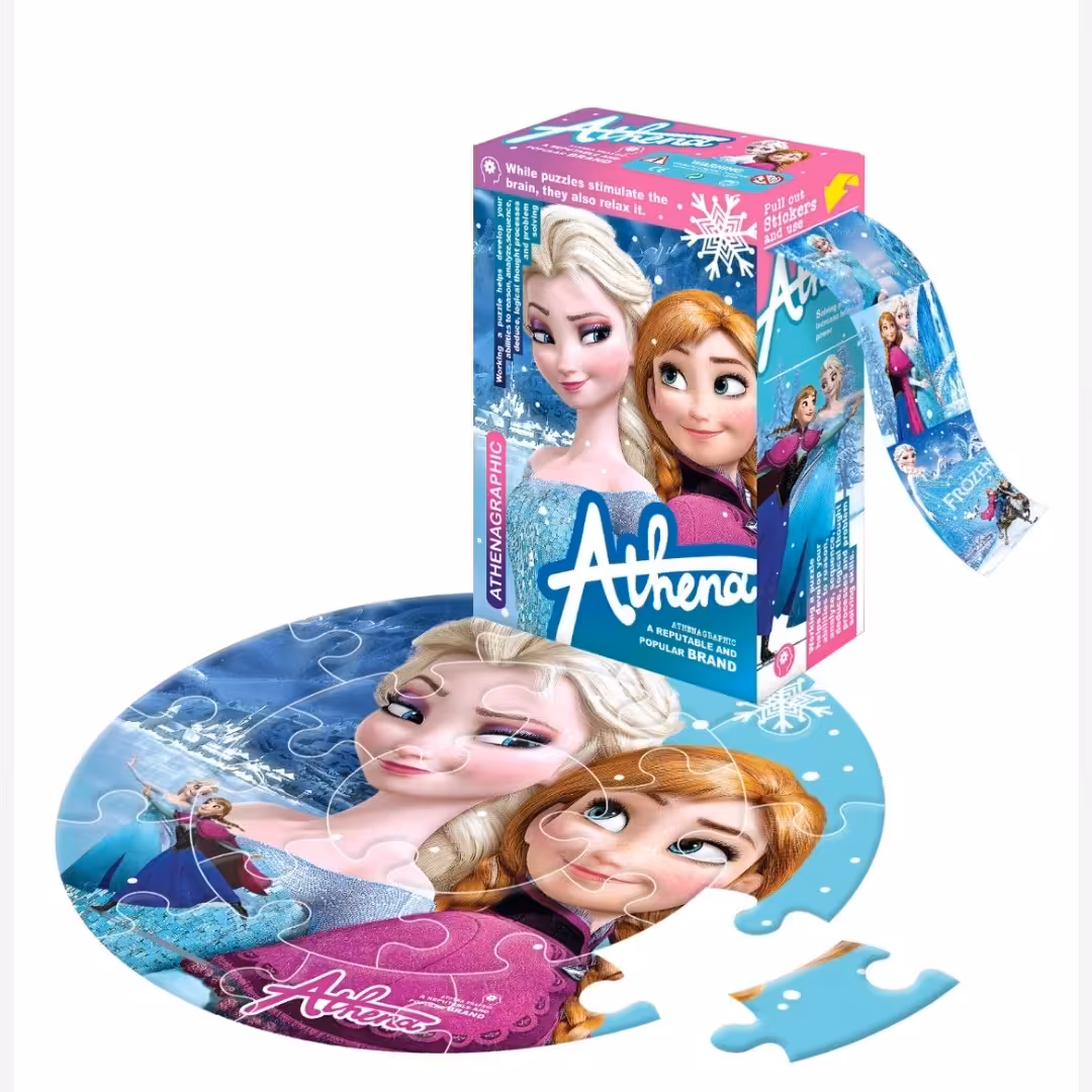 پازل دایره ای 20 تکه آتنا طرح Frozen 2

