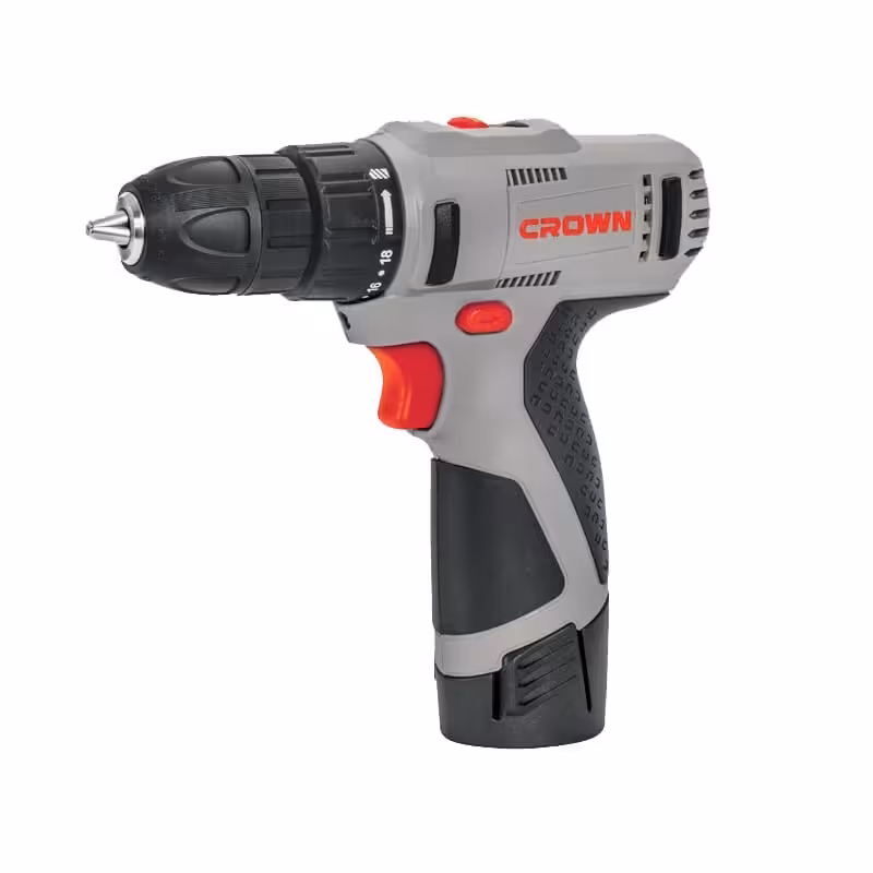 دریل و پیچ گوشتی شارژی 10 میلیمتر 12 ولت کرون مدل CT21053
