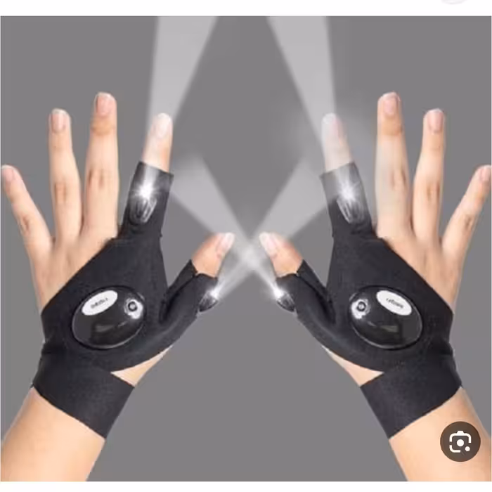 دستکش چراغ دار  حرفه ای تکی 