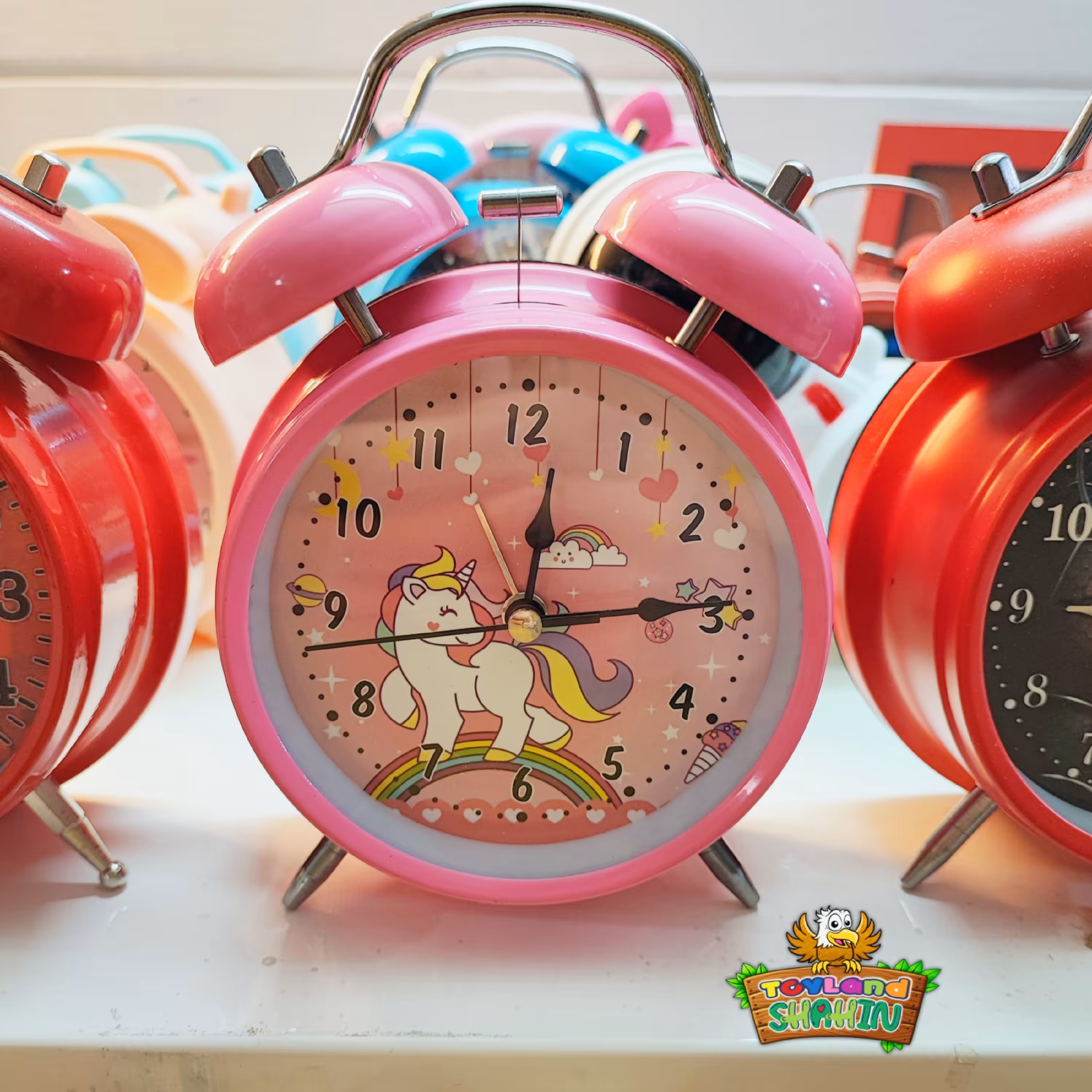 ساعت رومیزی، ساعت رومیزی یونیکورن، ساعت اسب تک شاخ، ساعت اسب تکشاخ، ساعت یونیکورن، ساعت بچگانه، ساعت دخترانه