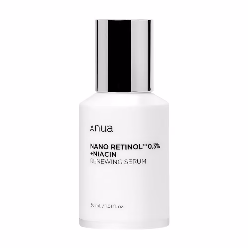 سرم ضد چروک روشن کننده رتینول 0.3% + نیاسین آنوا Anua Retinol 0.3% + Niacin Renewing Serum • خوش آرا