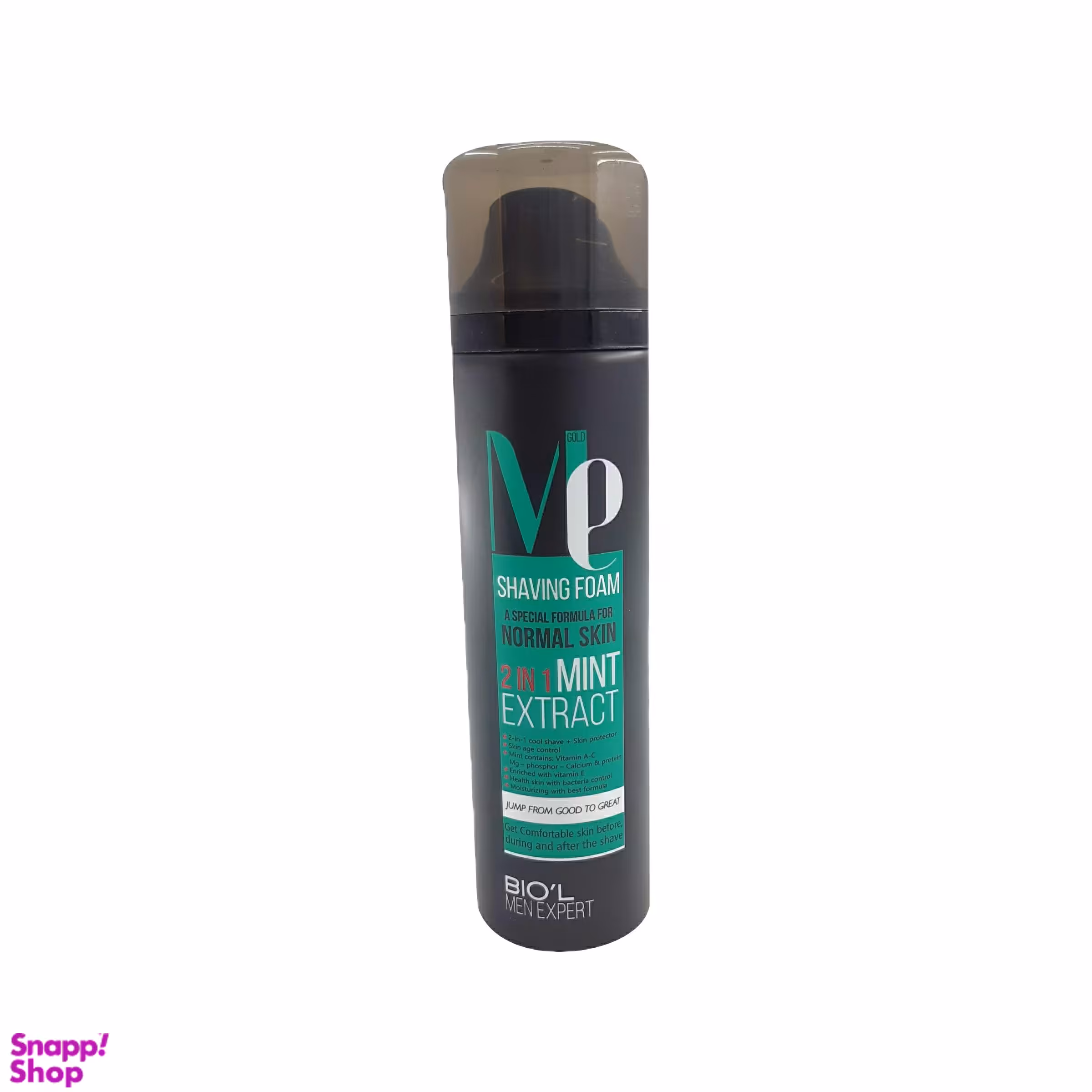 فوم اصلاح بیول (Biol) مدل Mint حجم 200 میلی‌ لیتر