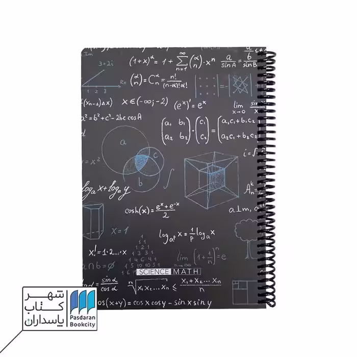 دفتر وزیری 100 برگ مشکی Scientist Math دات نوت dotnote