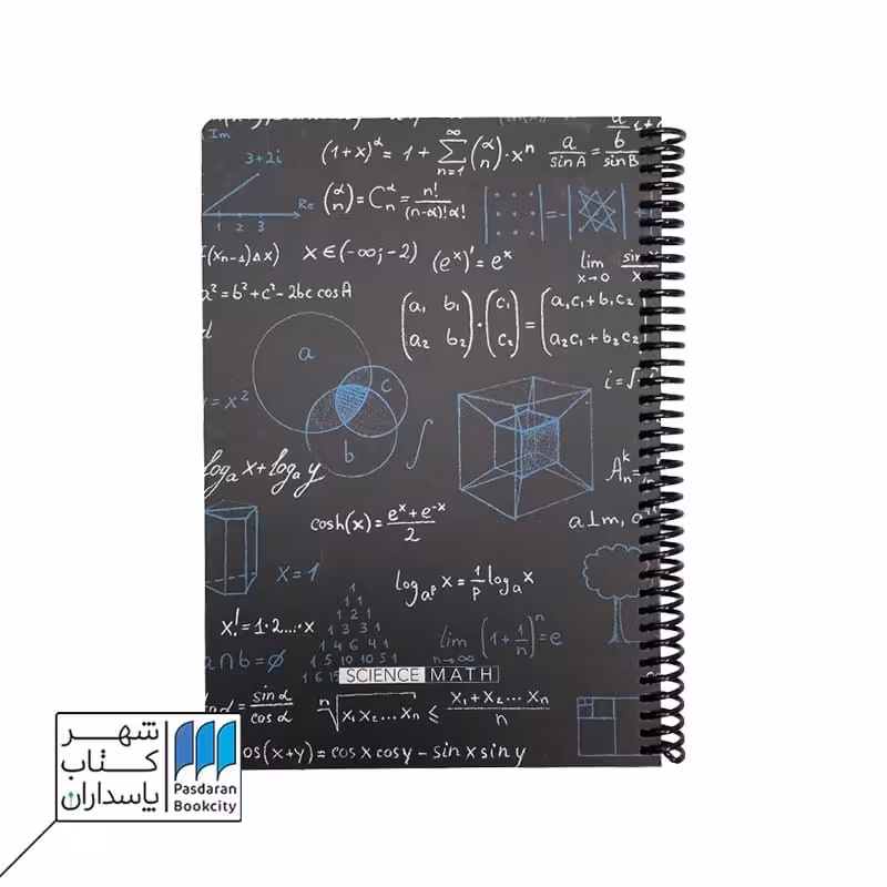 دفتر وزیری 100 برگ مشکی Scientist Math دات نوت dotnote