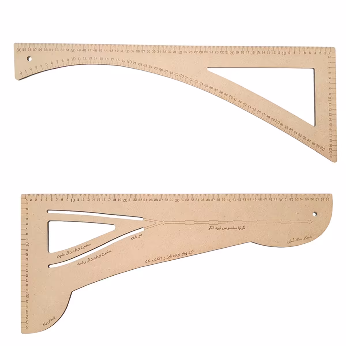 خط کش خیاطی
پک گونیای مقعر و سوپر جنس چوبی به قیمت 85 هزار تومان