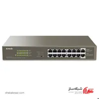 قیمت و خرید سوییچ تندا Tenda TEG1116P رومیزی/رکمونت 16 پورت 10/100/1000Mbps با ظرفیت PoE 150W - شبکه ساز