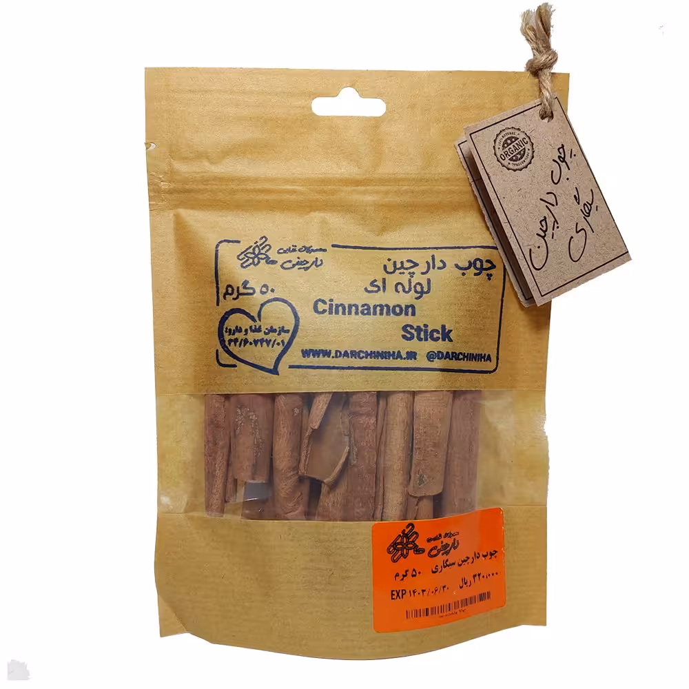 پک 12 عددی چوب دارچین سیگاری یا لوله ای 50 گرم مناسب همکار