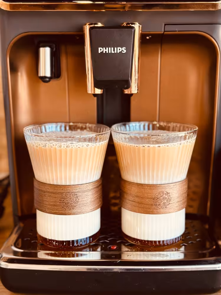 ماگ پیرکس شیاردار دور چوبی 320 میل کد001582