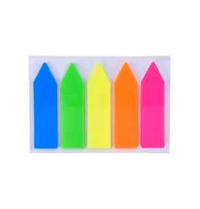 اندیکس لبه چسبدار رنگی بسته 5 عددی