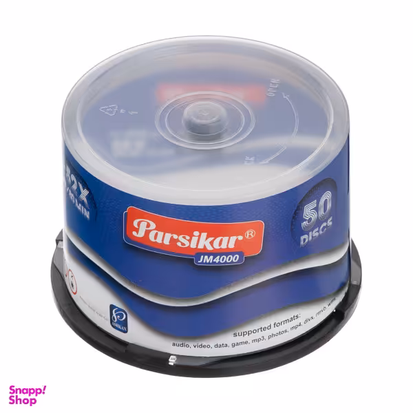 دی وی دی خام پارسیکار (Parsikar) بسته 50 عددی