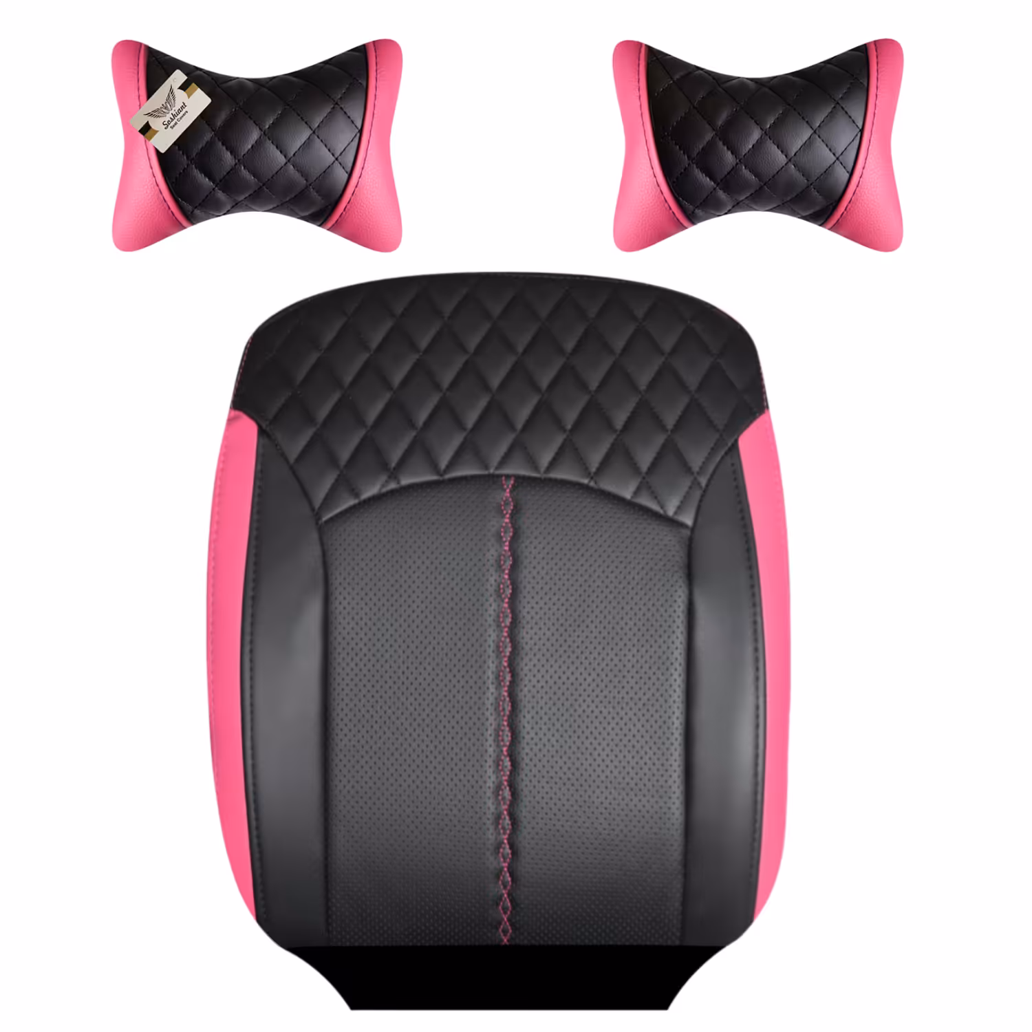 روکش صندلی چرمی خودرو سوشیانت مدل A8 مناسب پژو 206 به همراه با پشت گردنی