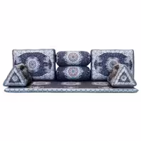 ست 7 تکه پشتی مدل شاه نشین ترنج کد 3018