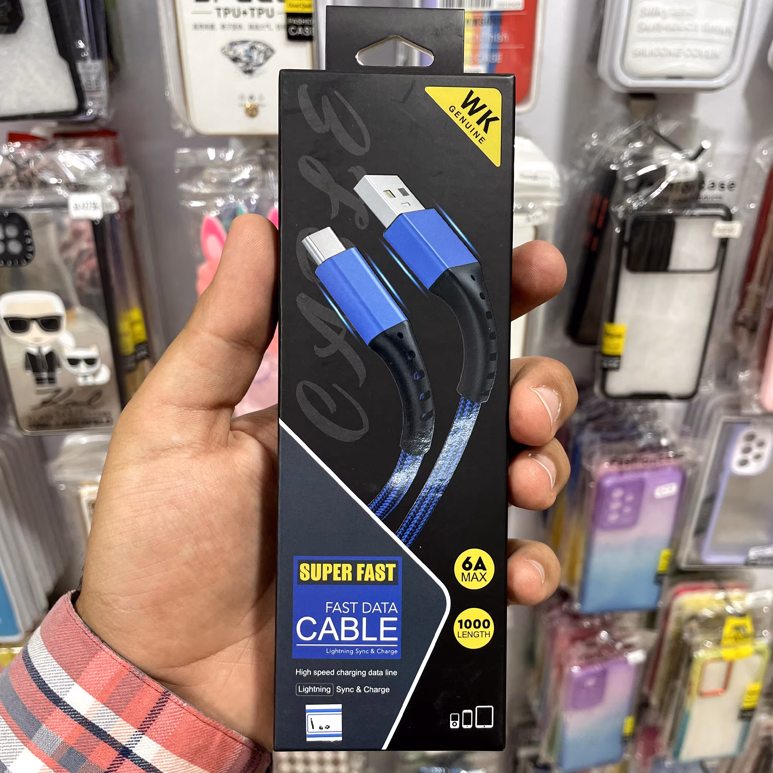 کابل اورجینال WK تایپ سی فست