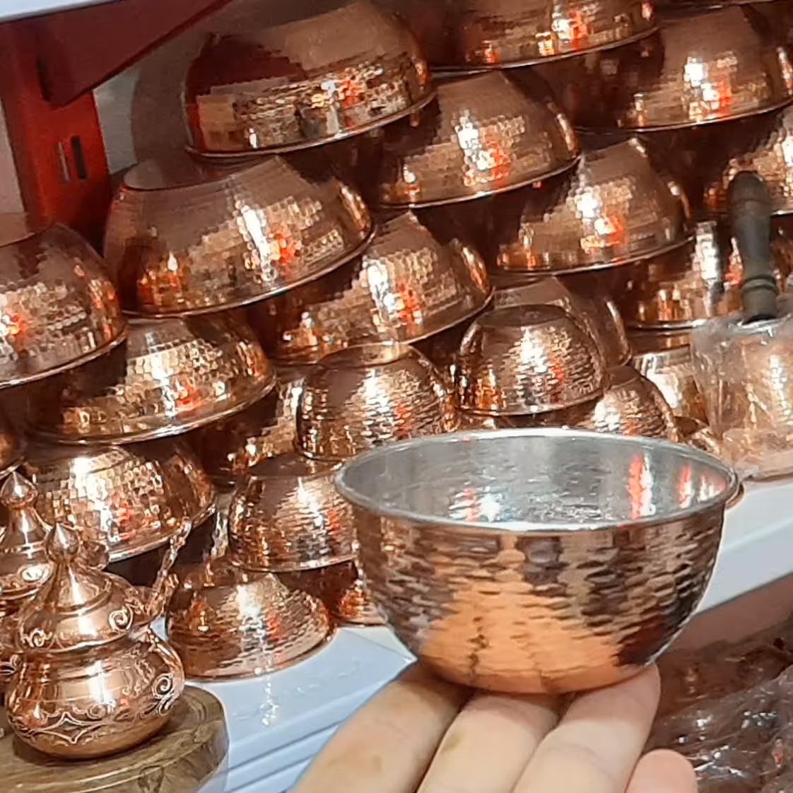 پیاله مسی سایز دو 
