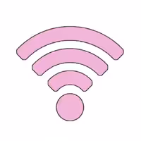 استیکر تزئینی موبایل طرح wifi کد 1630