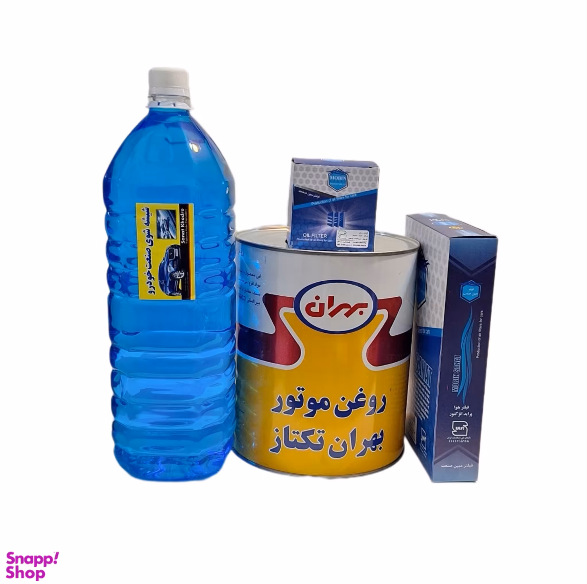 مجموعه تعویض روغن خودرو مدل اقتصادی کد 20203 مناسب پراید مجموعه ۴ عددی