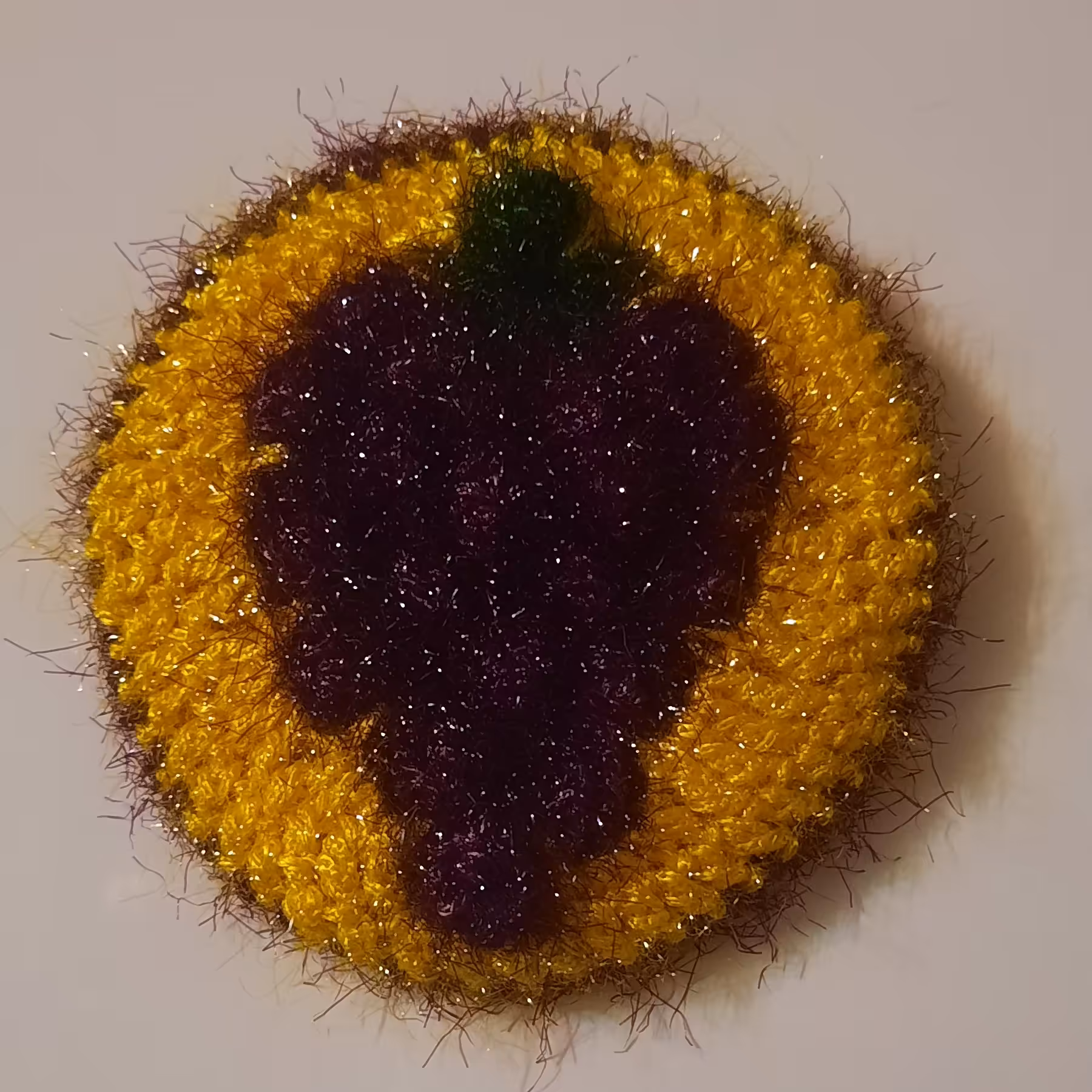 اسکاج طرح انگور  زیبا.  قلاب بافت 