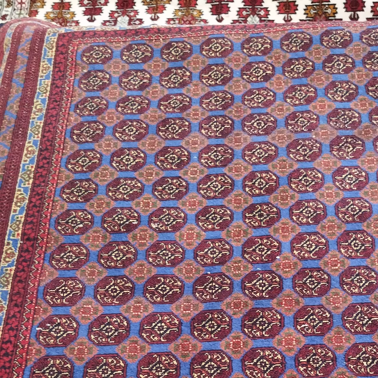 قالیچه دستبافت طرح افغان