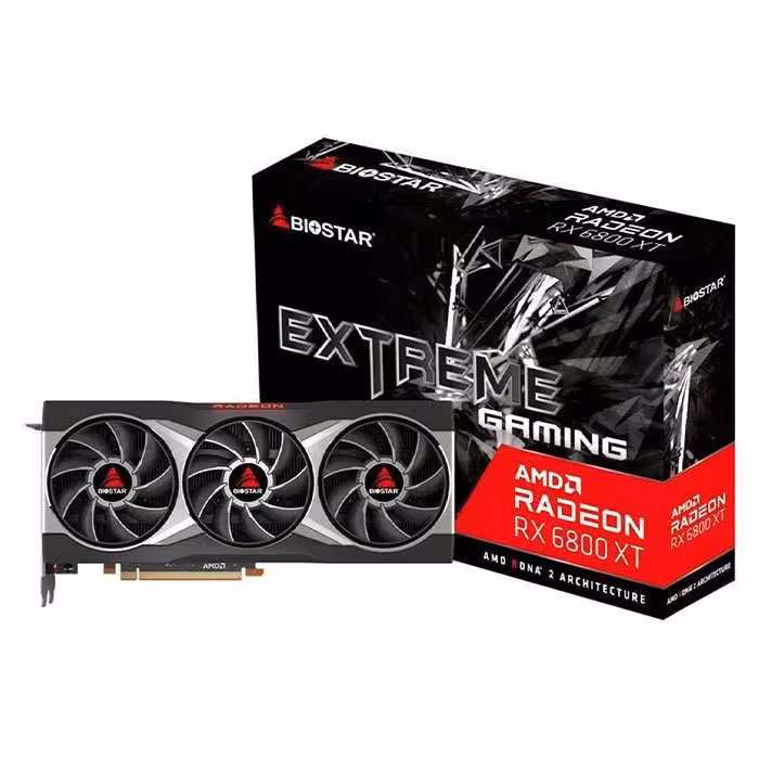کارت گرافیک بایوستار مدل AMD Radeon RX6800 حافظه 16 گیگابایت