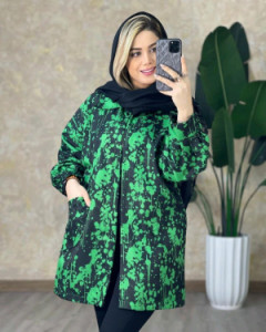 مانتو اسپرت زنانه ژاکارد مدل رخساره