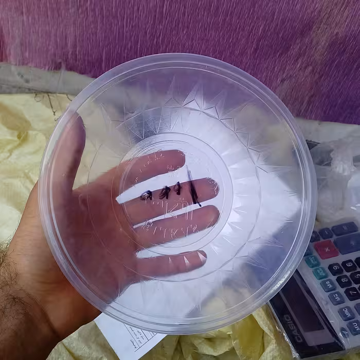 پیاله ماست خوری یکبارمصرف سایز1000گرمی هایمپک مناسب برای همه جا درپک های 100عددی 