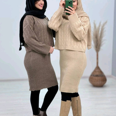 ست کراپ سارافون بافت گیسا