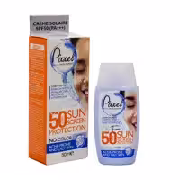 ضد آفتاب مدل SPF50 بدون رنگ Oil Free پیکسل مخصوص پوست چرب و مستعد آکنه 50 میل