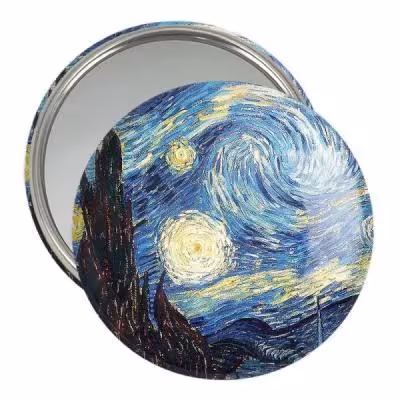 آینه جیبی خندالو مدل شب پر ستاره ونگوگ کد 6012