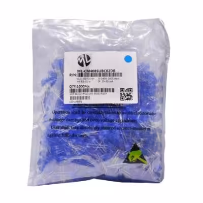 LED اوال آبی 5mm تابلو روانی مارک ML بسته1000 تایی