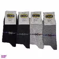 جوراب مردانه پاسارگاد مدل تک خط  کد 596 مجموعه 4 عددی