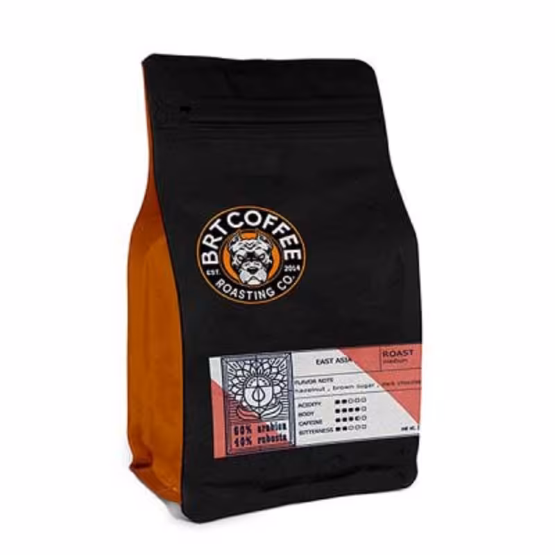 قهوه 60درصد عربیکا و 40درصد روبستا 250 گرمی بی آر تی