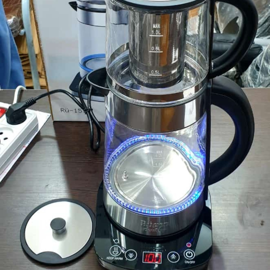 چای ساز روگن روهمی چایساز روگن شیشه ای آلمان