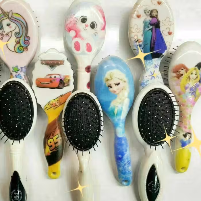 برس بچگانه طرحدار پک 12 عددی وارسال رایگان