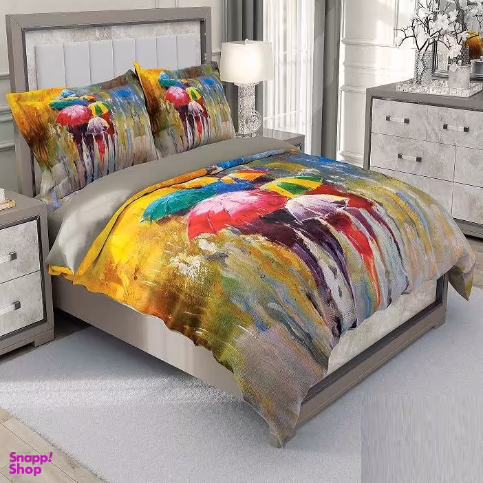 سرویس خواب طرح سه بعدی کد 2038 دو نفره شش تکه