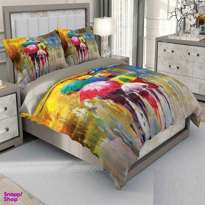 سرویس خواب طرح سه بعدی کد 2038 دو نفره شش تکه