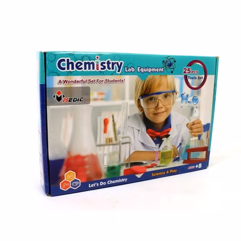 کیت تجهیزات شیمی 25 قطعه (Chemistry Lab Equipment)