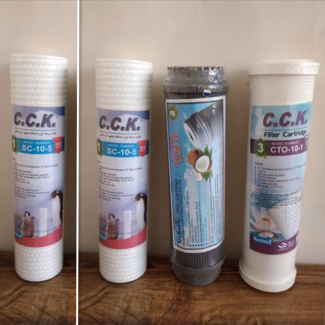 فیلتر تصفیه آب خانگی.پک فیلتر1-2و3.پیشنهاد ویژه