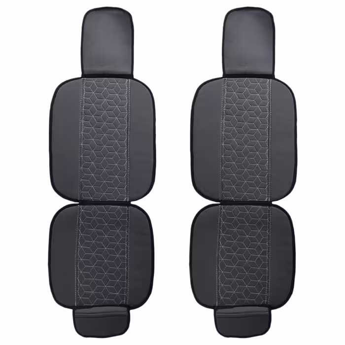 پشتی صندلی MMP مجموعه دو عددی طوسی طرح مکعب