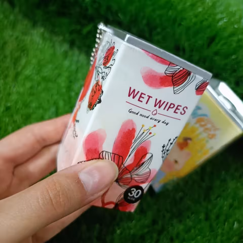 دستمال مرطوب فانتزی خوش بو مناسب داخل کیف