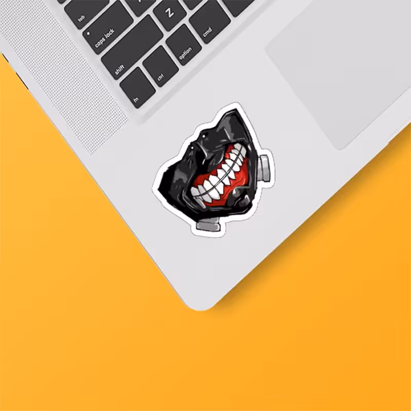 استکیر(برچسب) لپتاپ-طرحtokyo ghoul  -کد13-سفارشی