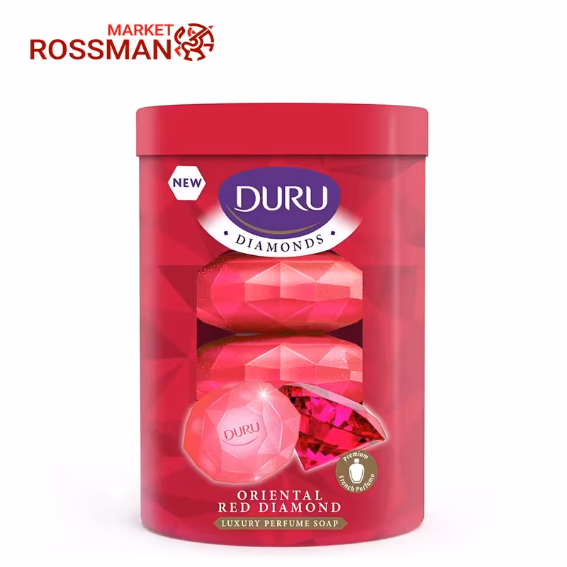 صابون زیبایی دورو Duru مدل الماس قرمز شرقی بسته 4 عددی