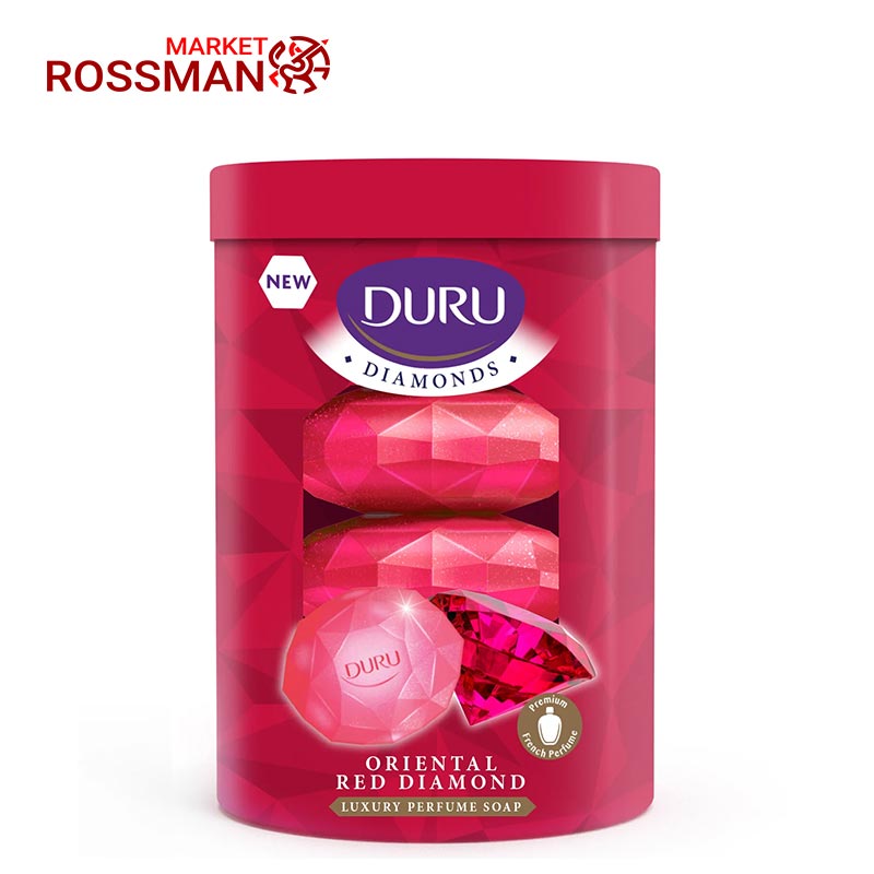 صابون زیبایی دورو Duru مدل الماس قرمز شرقی بسته 4 عددی