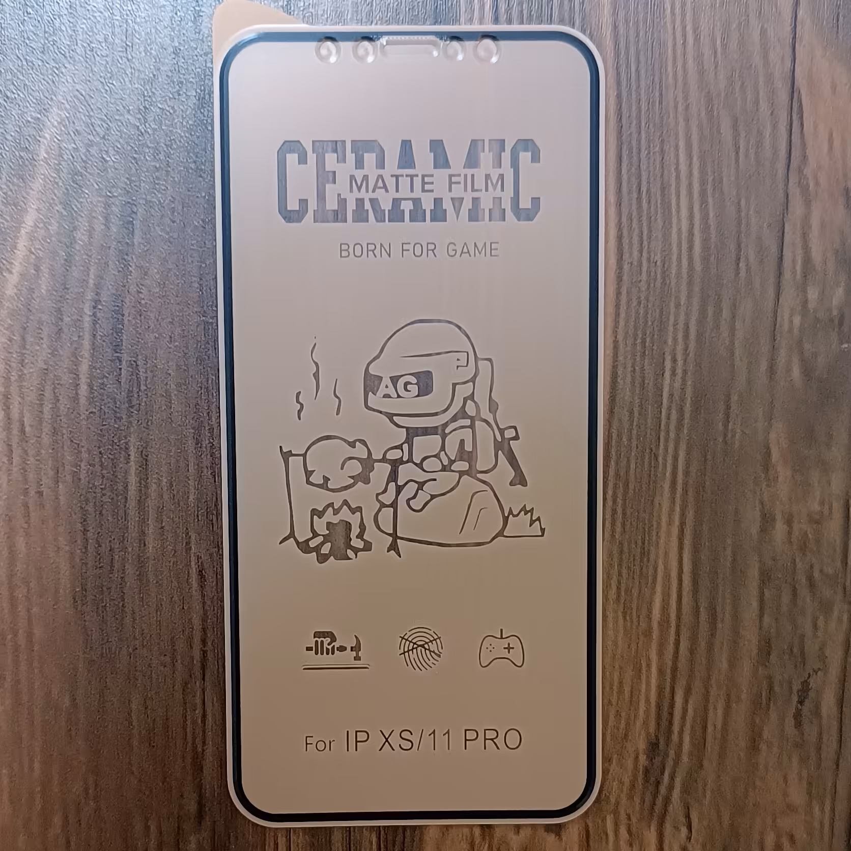 محافظ صفحه نمایش سرامیکی مات فول گلس آیفون IP XS 11PRO