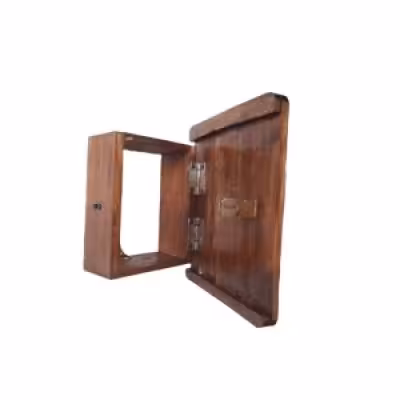 جاکلیدی دیواری باکسدار چوبی