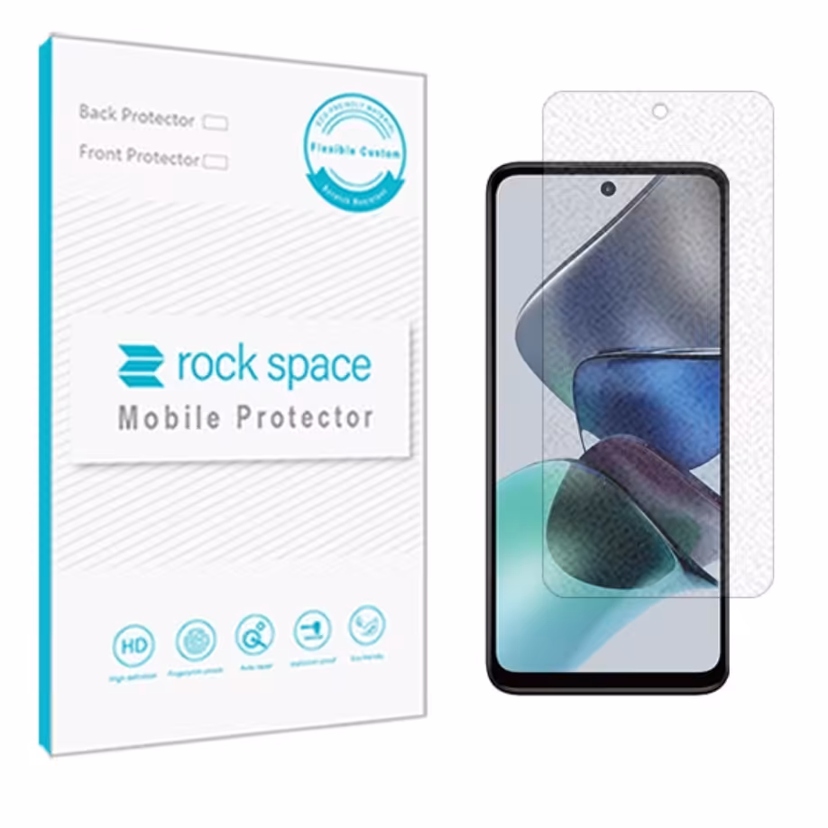 گلس مات نانو و ضد ضربه گوشی موتورولا Moto G23  برند راک اسپیس  