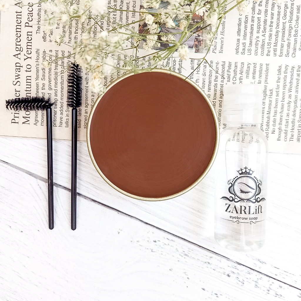 صابون ابرو رنگ قهوه ای روشن(Light Brown) 50 گرمی زرلیفت