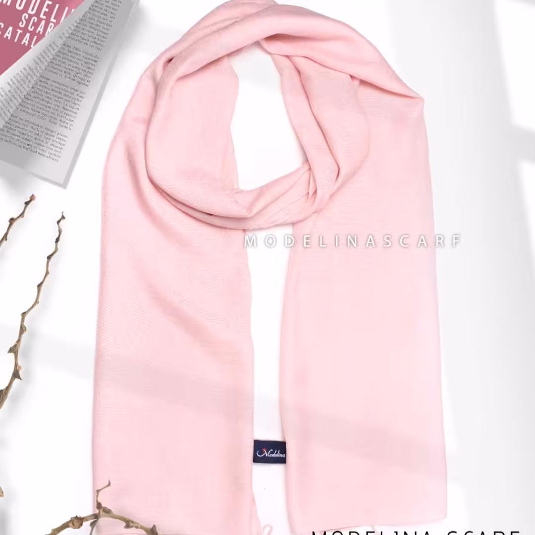 شال نخی ساده منگوله دار