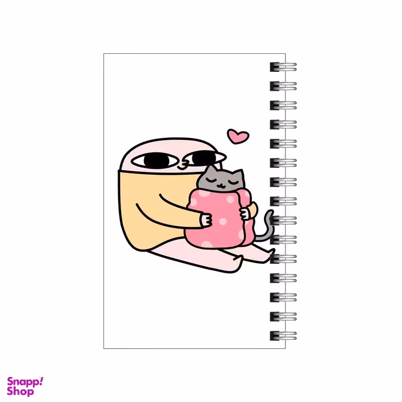 دفترچه یادداشت ۶۰ برگ مدل To Do List طرح عاشق گربه کد 9452305